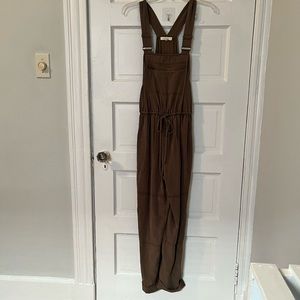 Olive green overalls